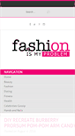 Mobile Screenshot of fashionismyproblem.com